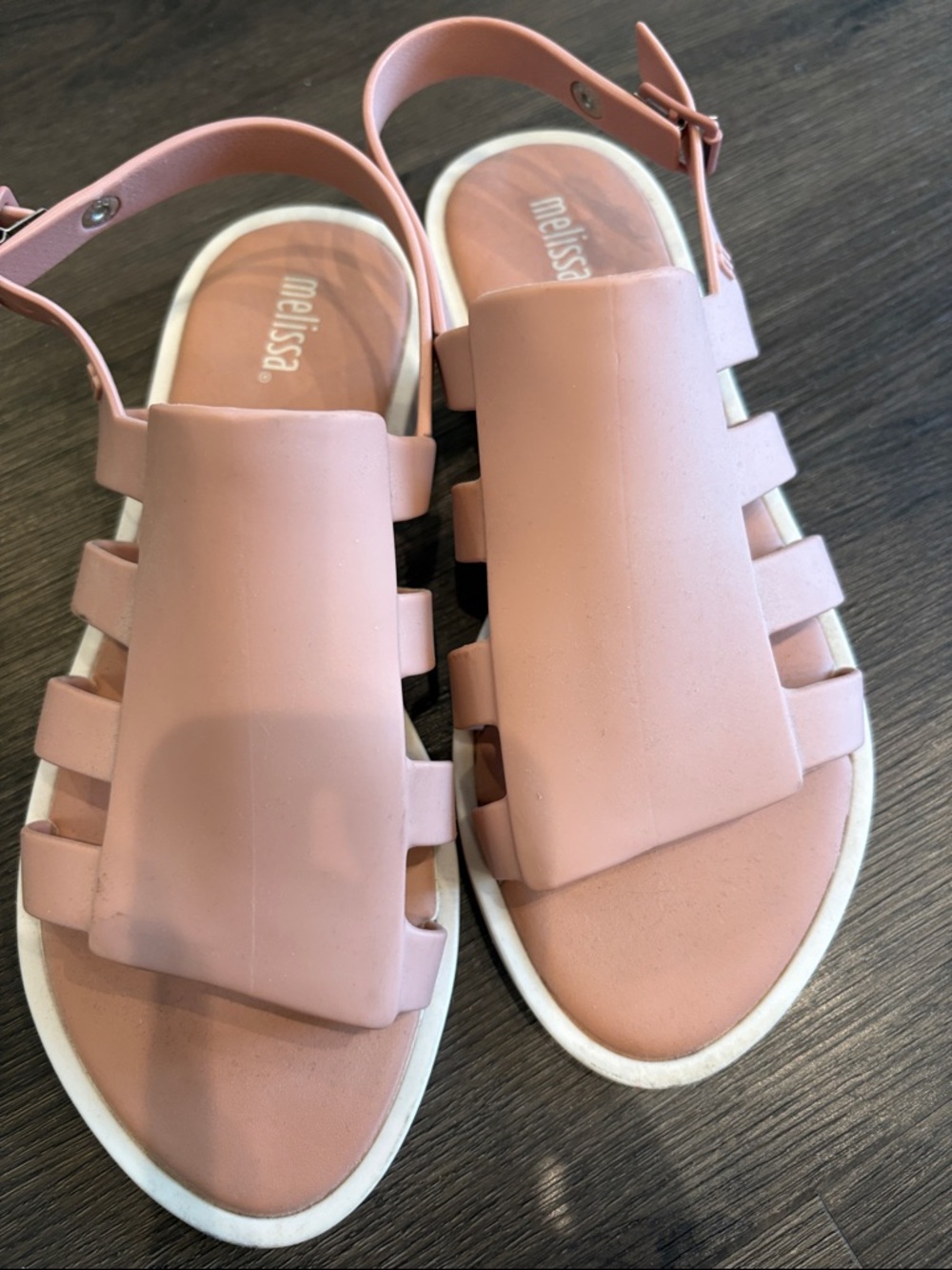 Melissa Women's Blush Pink Strappy Platform Sandals